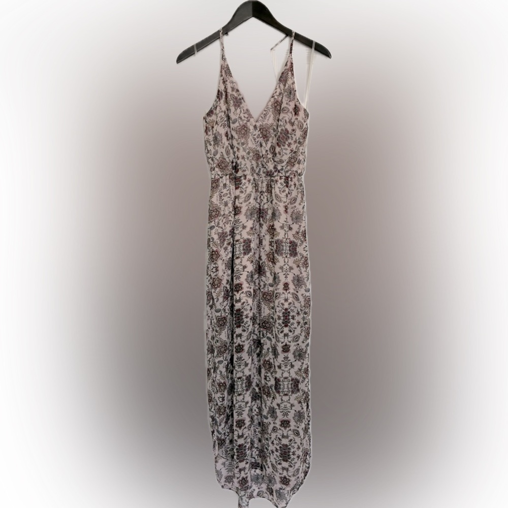 LUSH (Nordstrom) Pink Floral Maxi Dress - Size Small